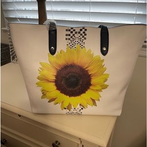 NWT Carlos Santana Sunflower Tote
